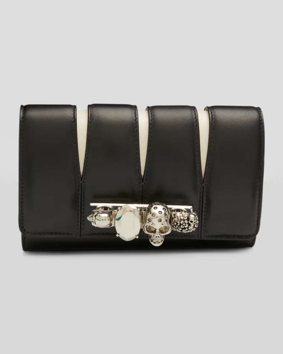 The Slash Skull Clutch Bag